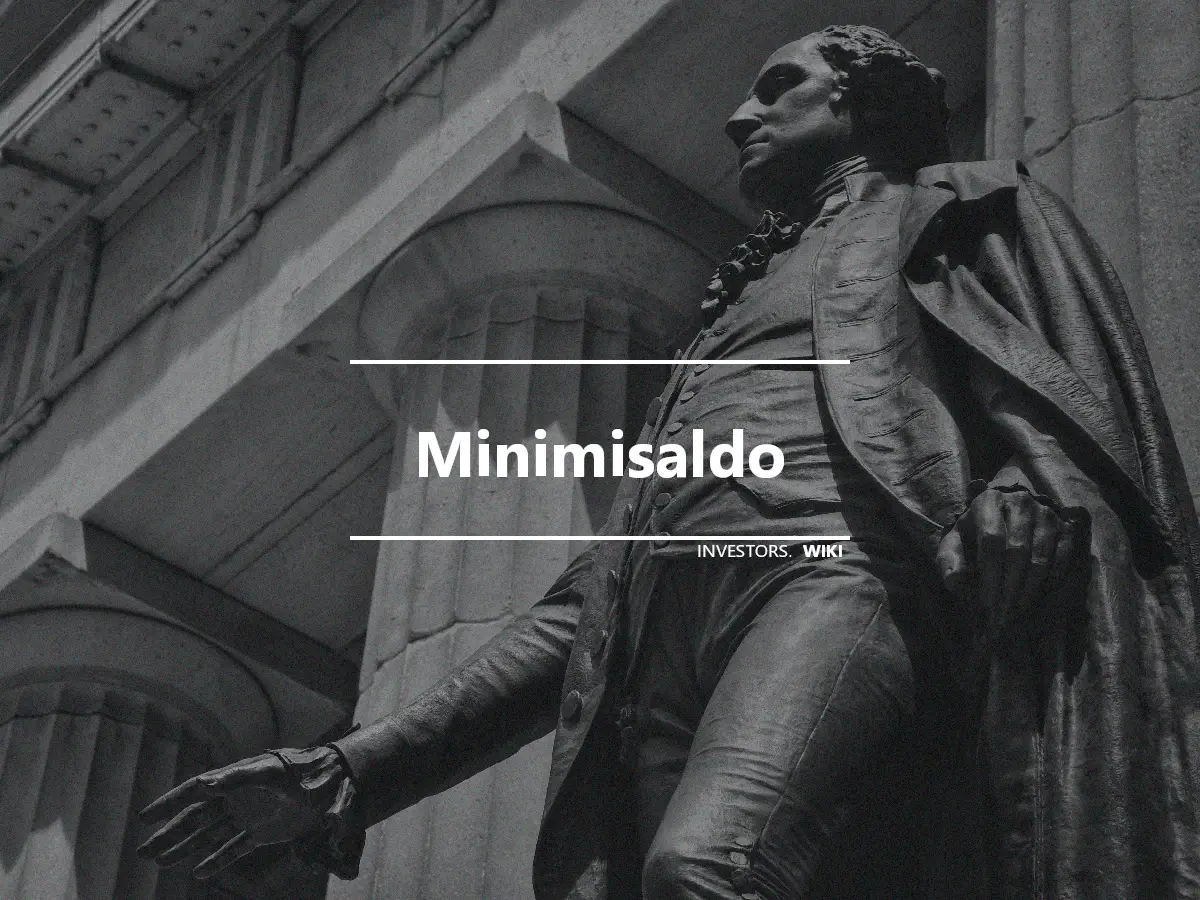 Minimisaldo