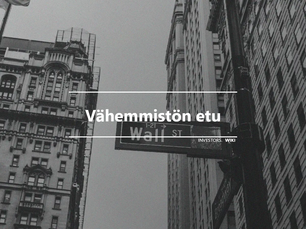 Vähemmistön etu