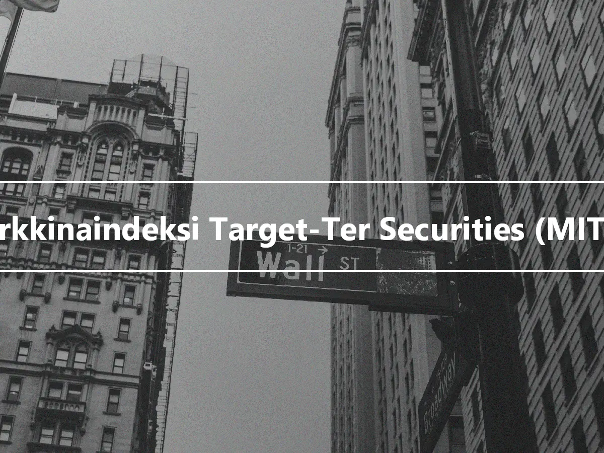 Markkinaindeksi Target-Ter Securities (MITTS)