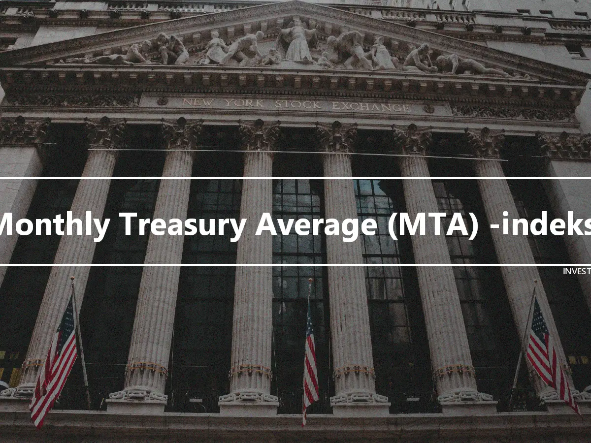 Monthly Treasury Average (MTA) -indeksi