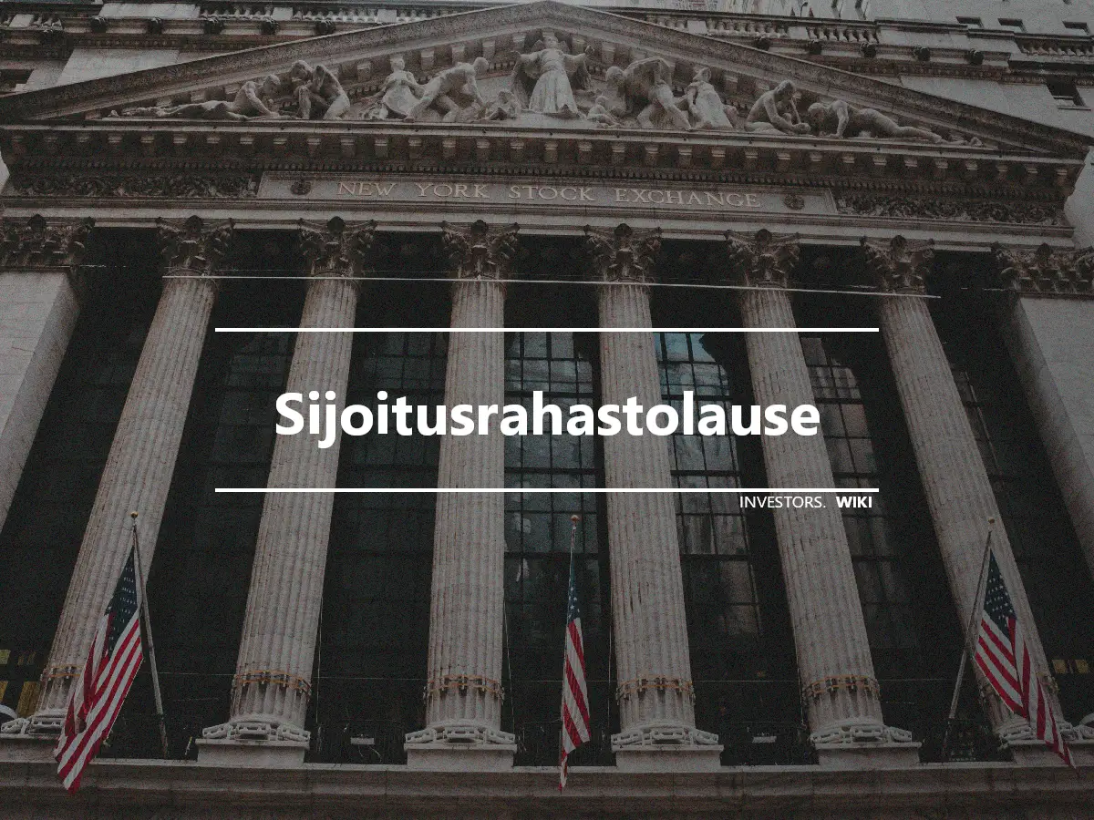 Sijoitusrahastolause