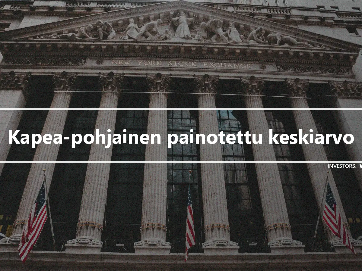 Kapea-pohjainen painotettu keskiarvo