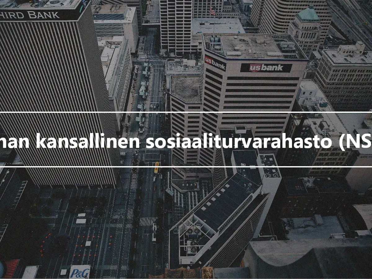 Kiinan kansallinen sosiaaliturvarahasto (NSSF)