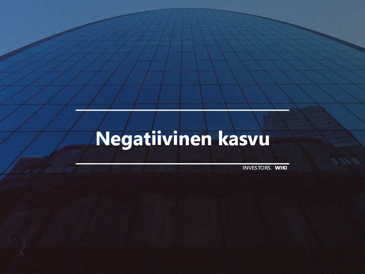 Negatiivinen kasvu