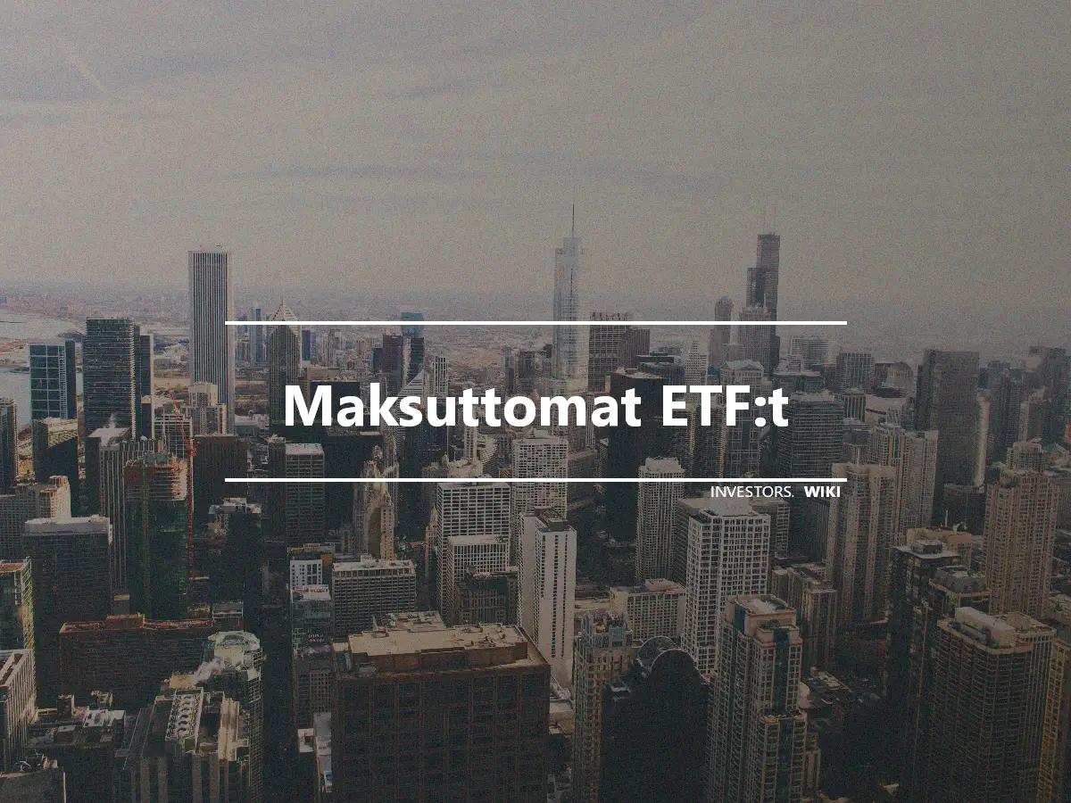 Maksuttomat ETF:t