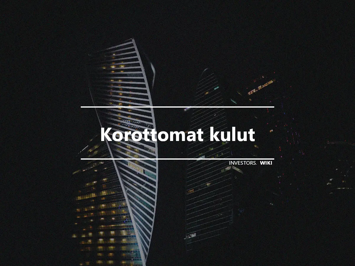 Korottomat kulut