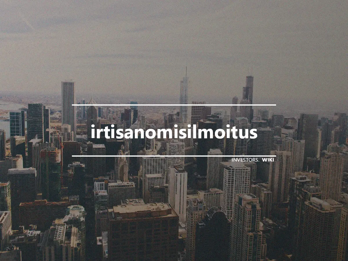 irtisanomisilmoitus