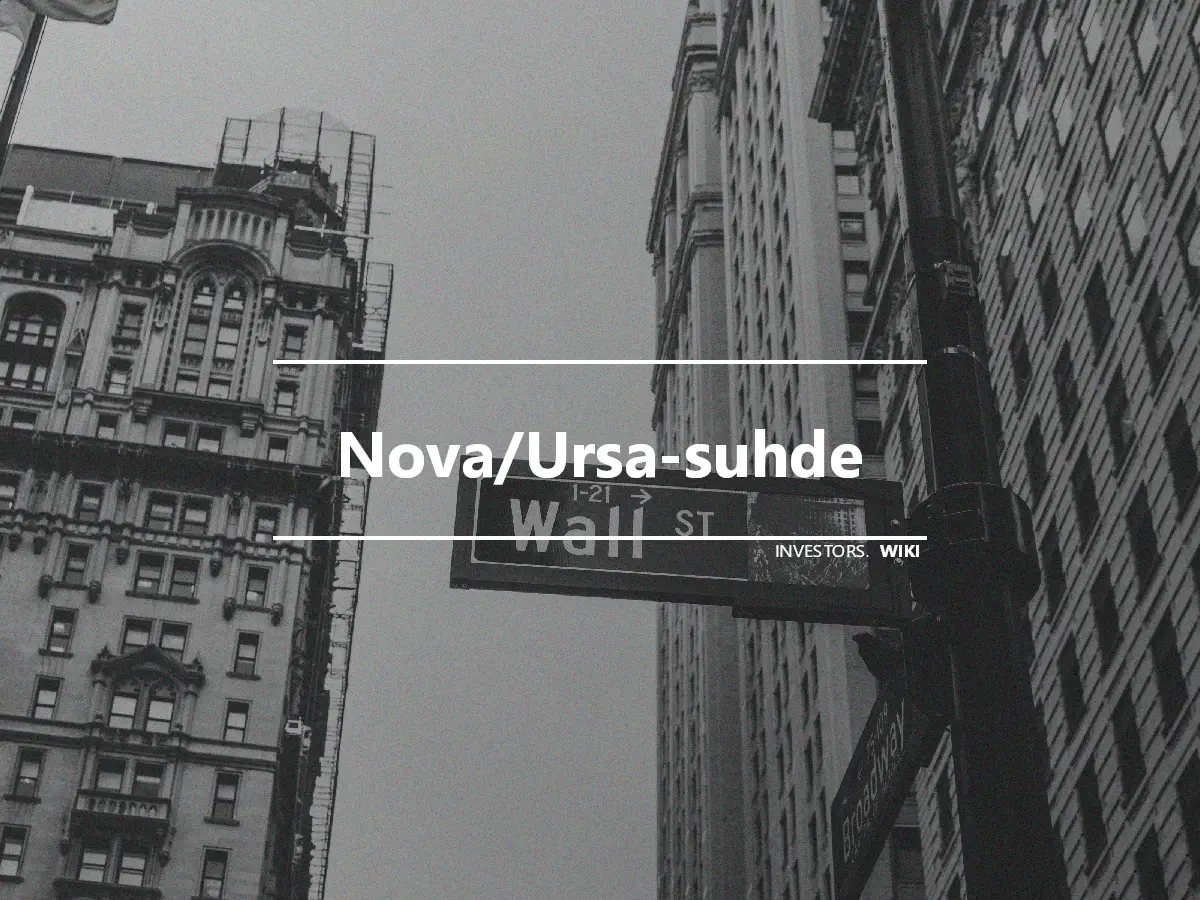 Nova/Ursa-suhde