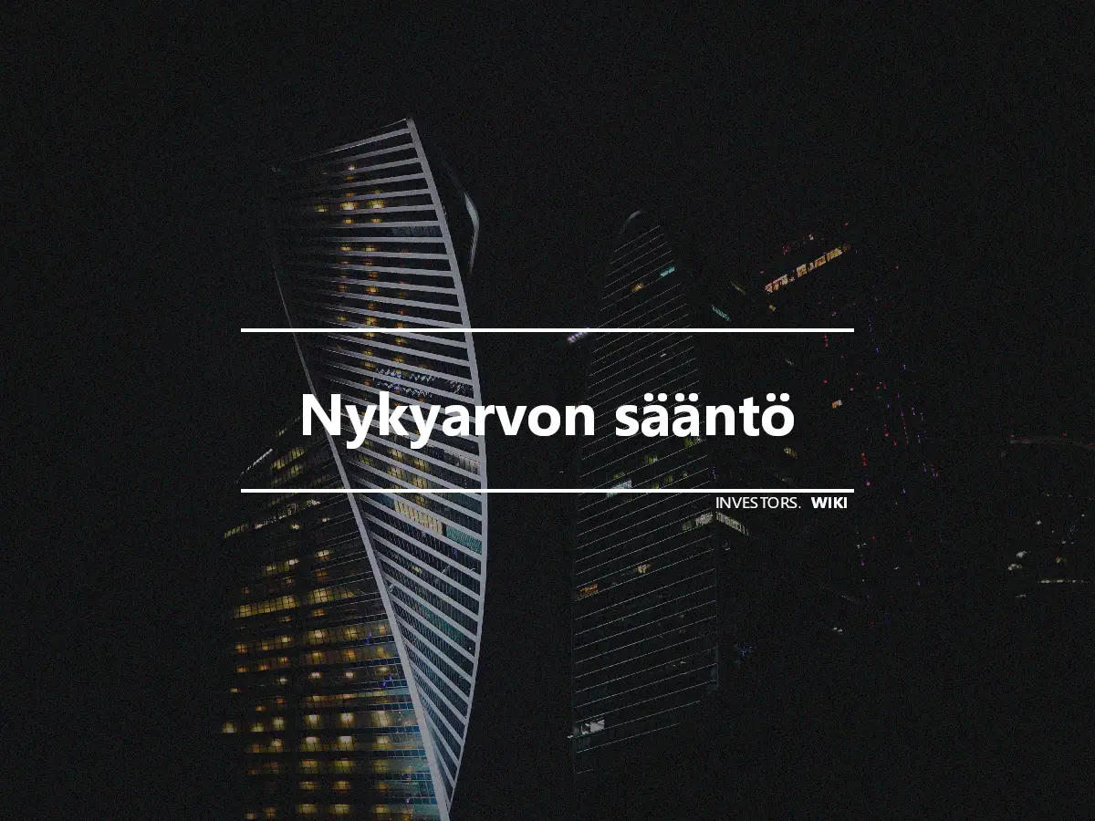 Nykyarvon sääntö