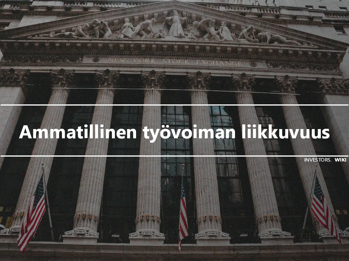 Ammatillinen työvoiman liikkuvuus