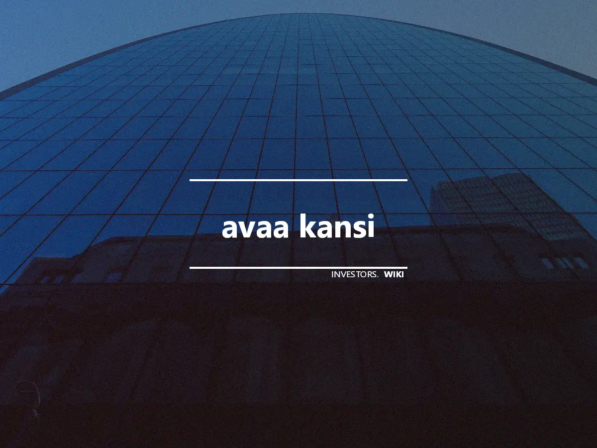 avaa kansi