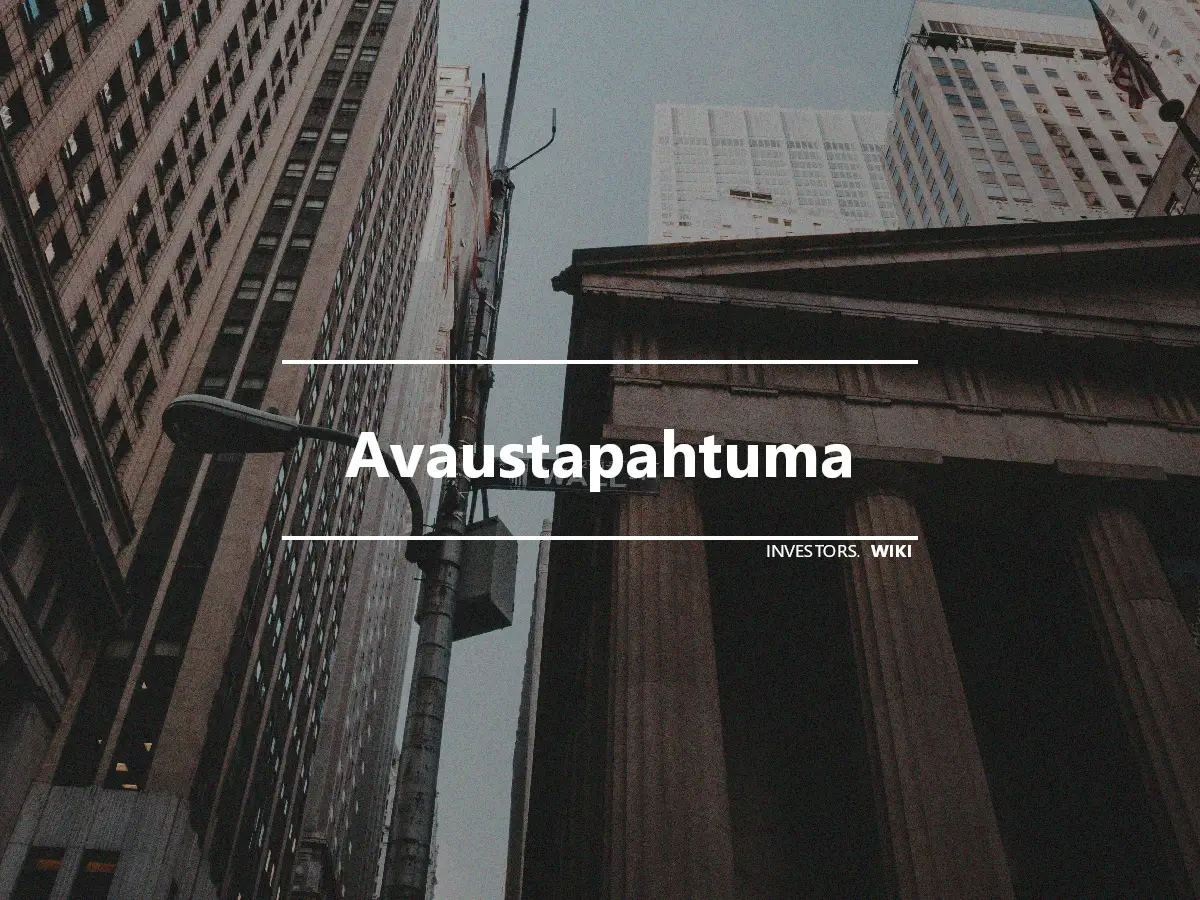 Avaustapahtuma