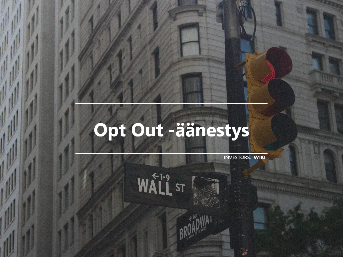 Opt Out -äänestys