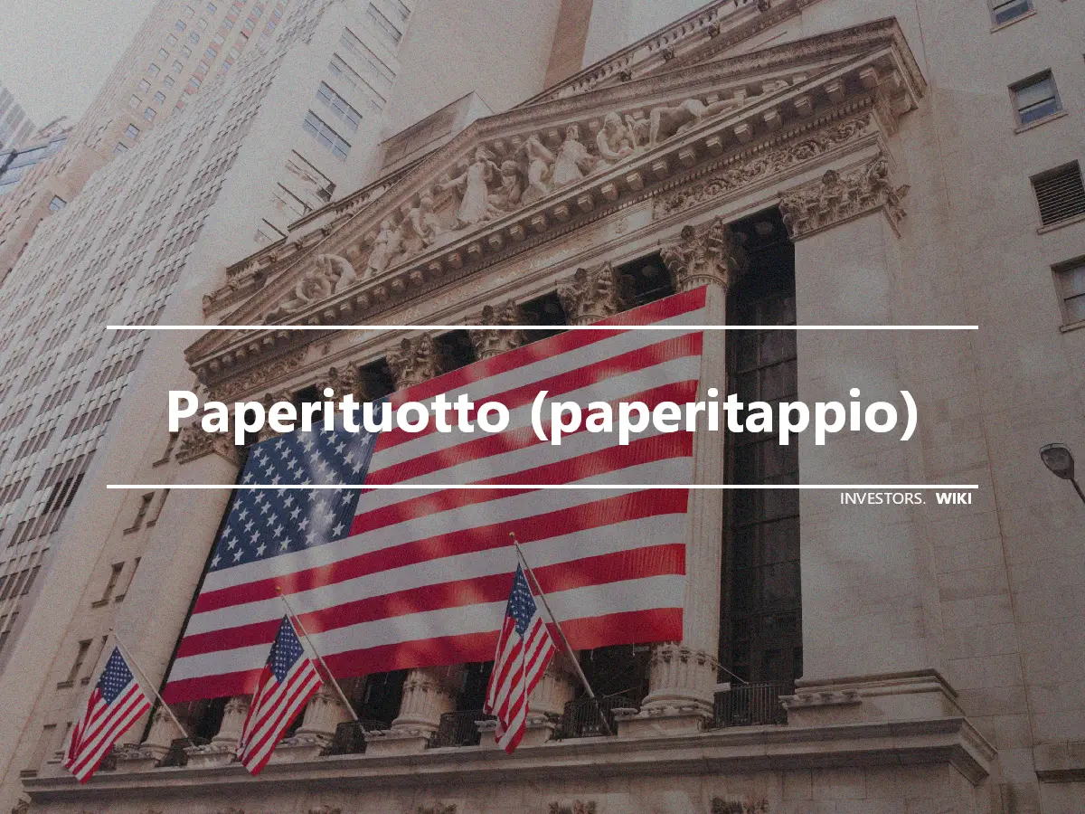 Paperituotto (paperitappio)