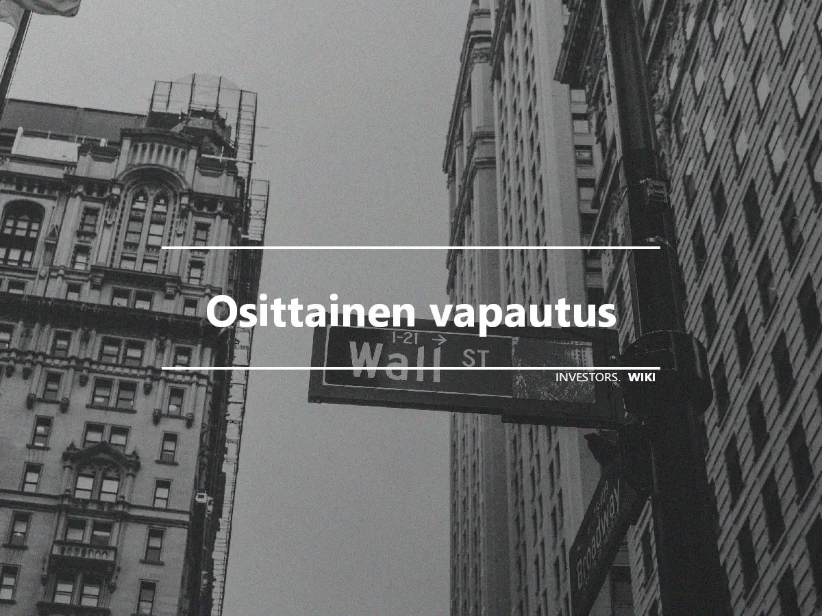 Osittainen vapautus