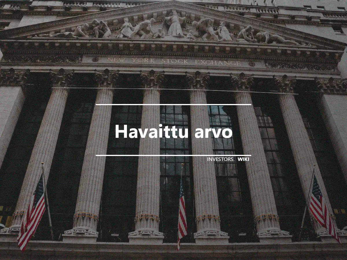 Havaittu arvo