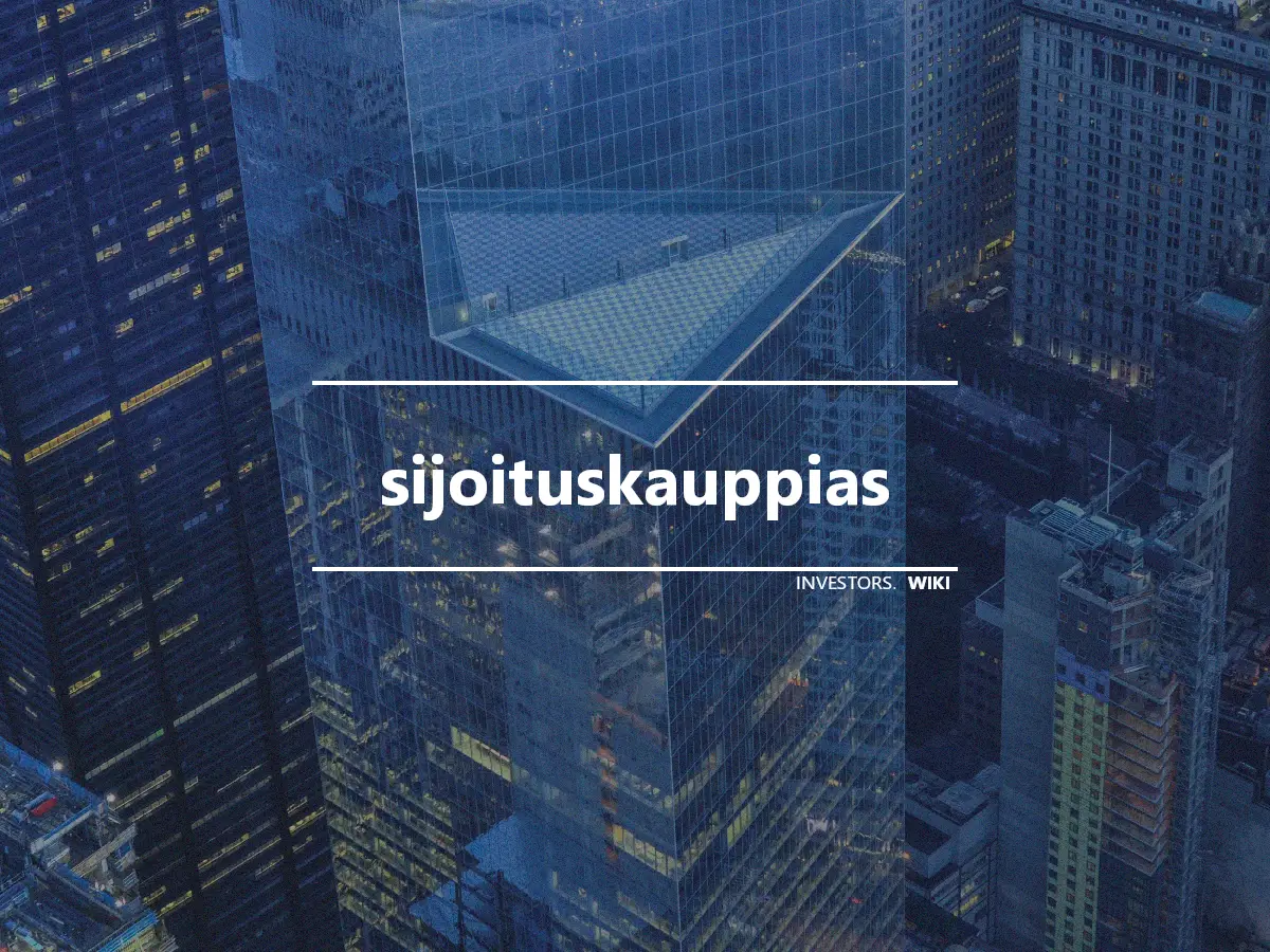 sijoituskauppias