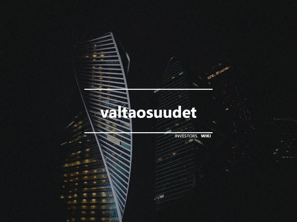 valtaosuudet