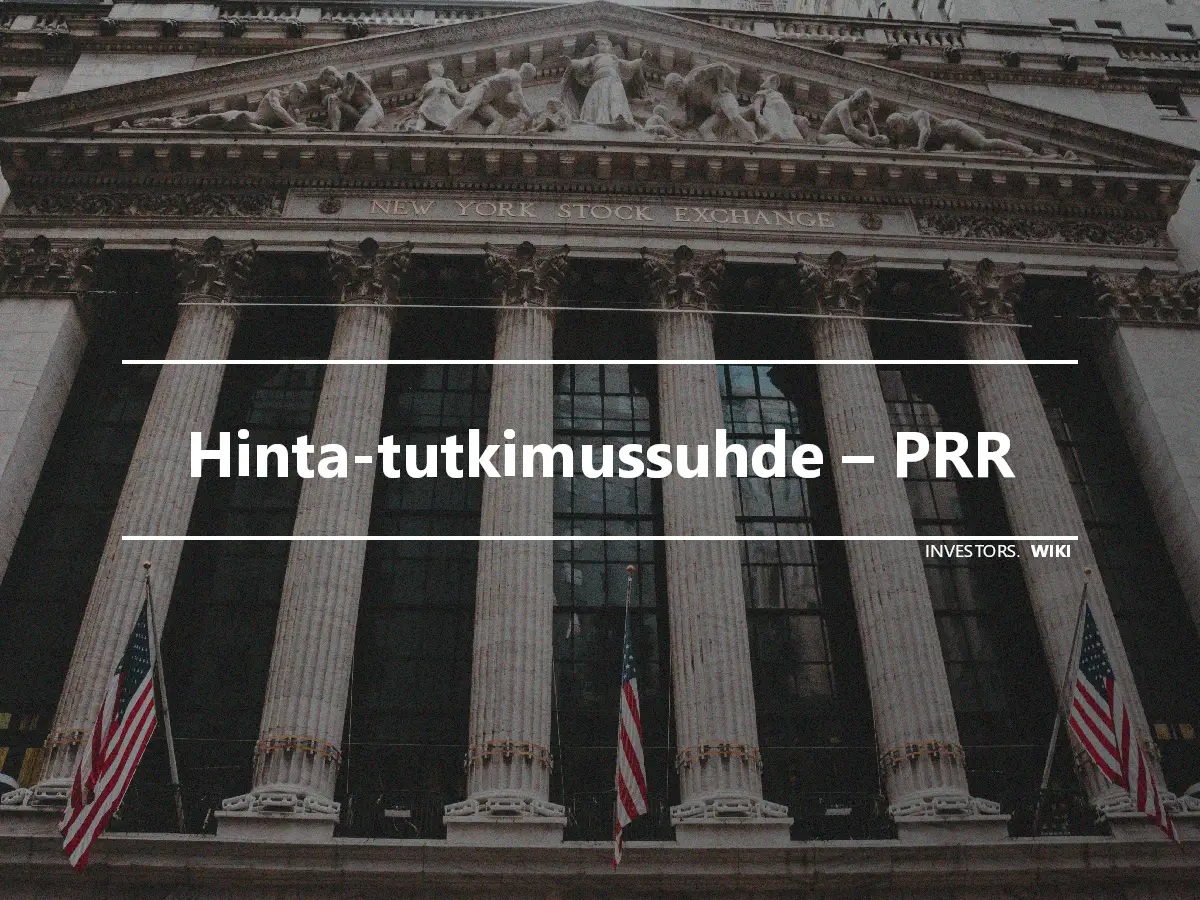 Hinta-tutkimussuhde – PRR