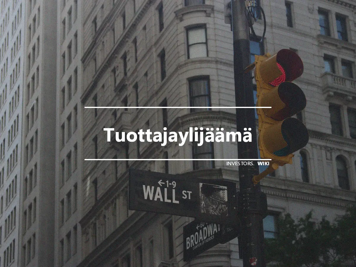 Tuottajaylijäämä