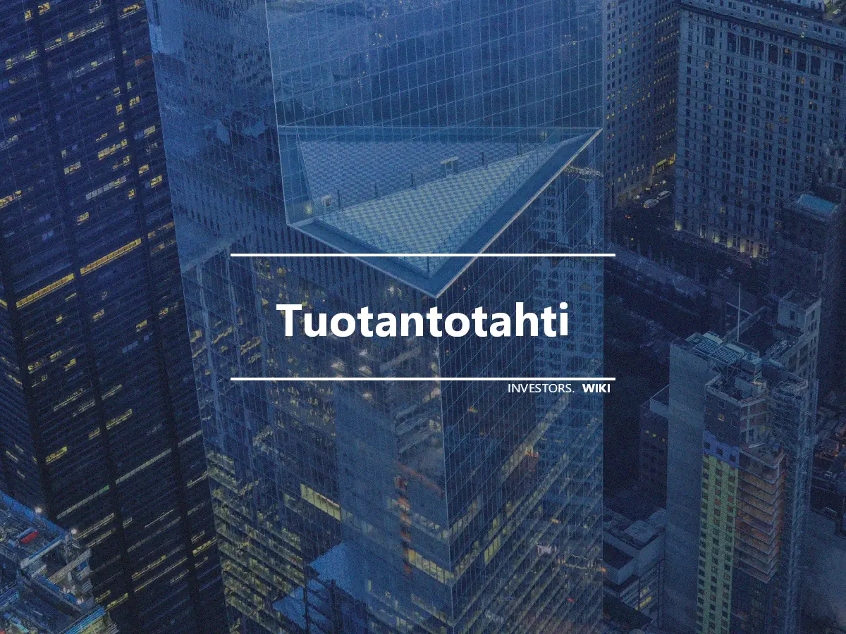 Tuotantotahti