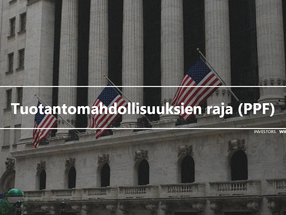 Tuotantomahdollisuuksien raja (PPF)