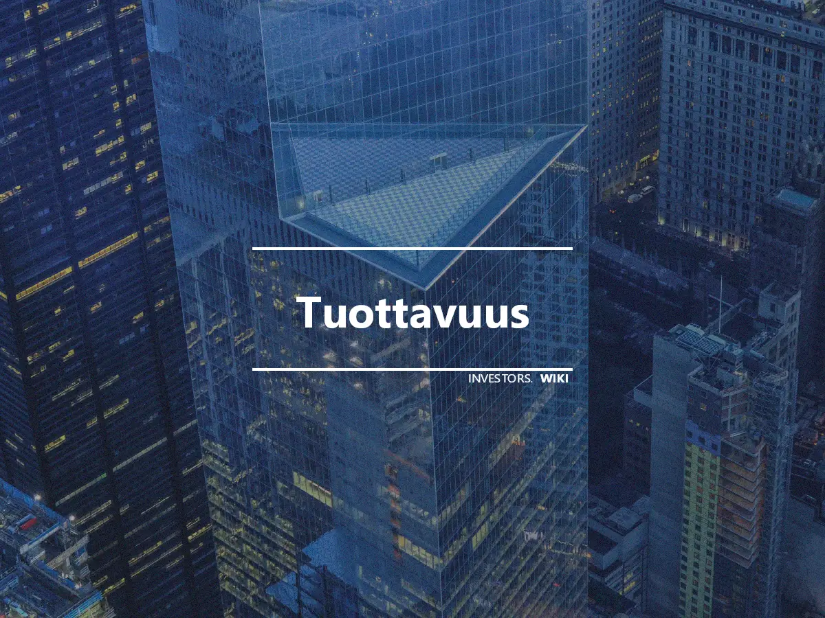 Tuottavuus