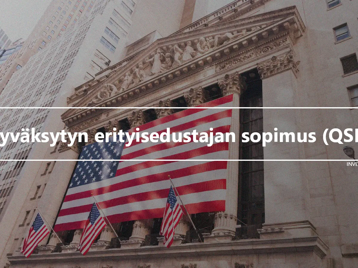 Hyväksytyn erityisedustajan sopimus (QSR)