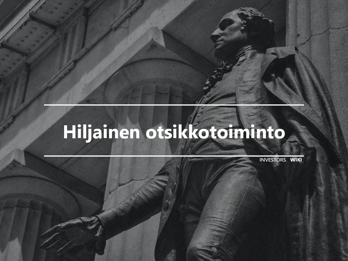 Hiljainen otsikkotoiminto