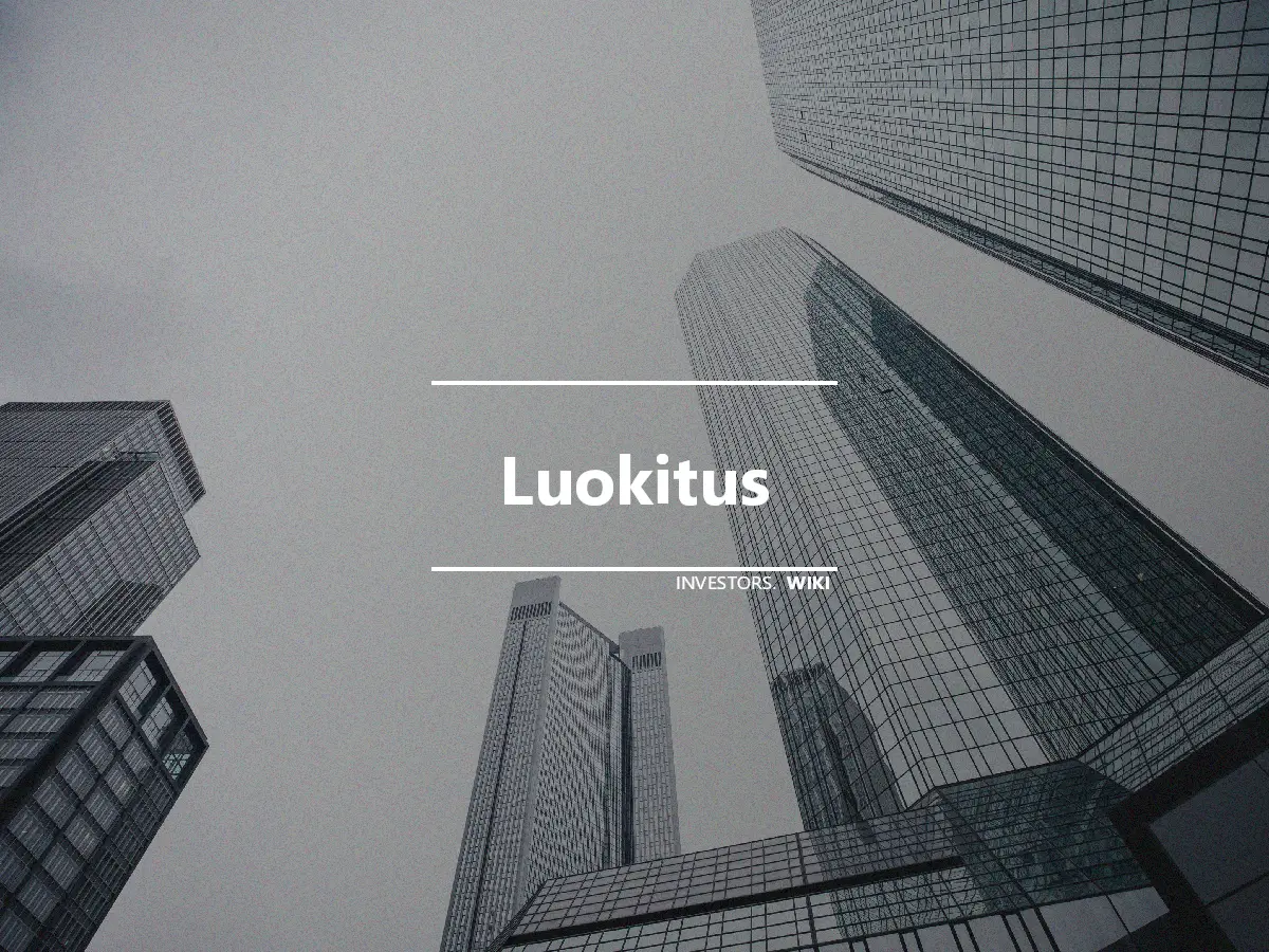 Luokitus