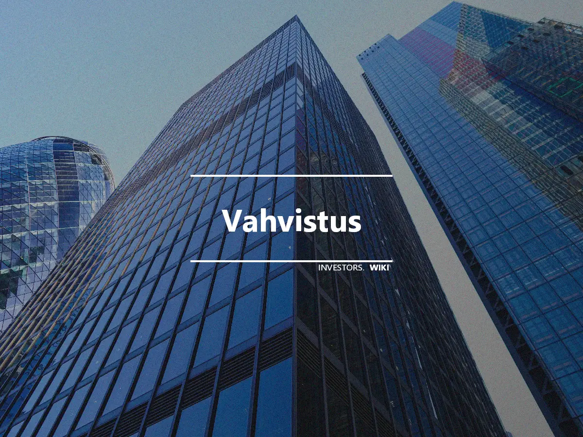 Vahvistus