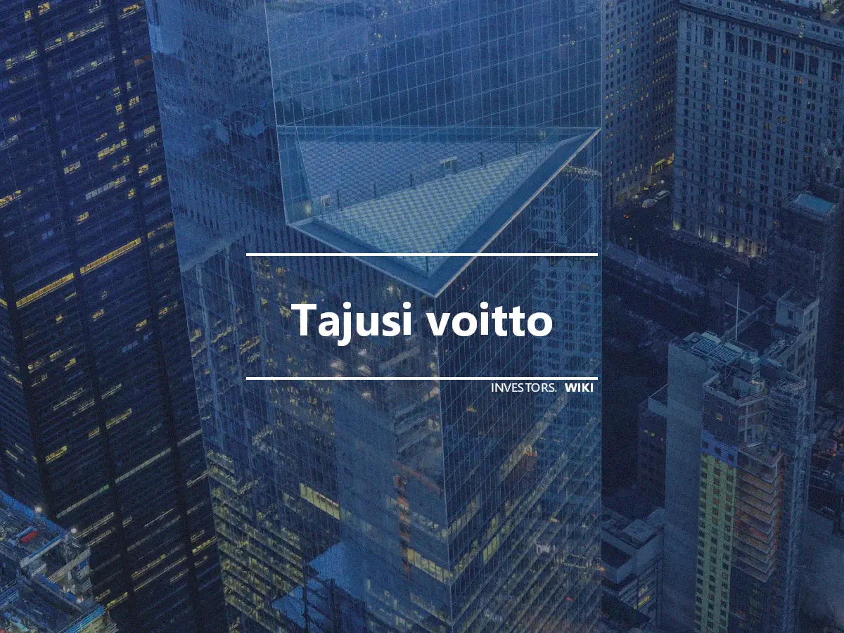 Tajusi voitto