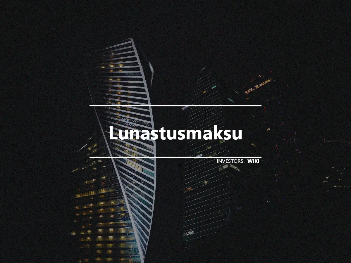 Lunastusmaksu