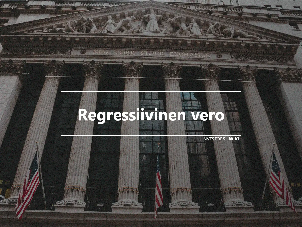 Regressiivinen vero