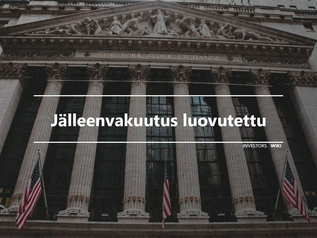 Jälleenvakuutus luovutettu