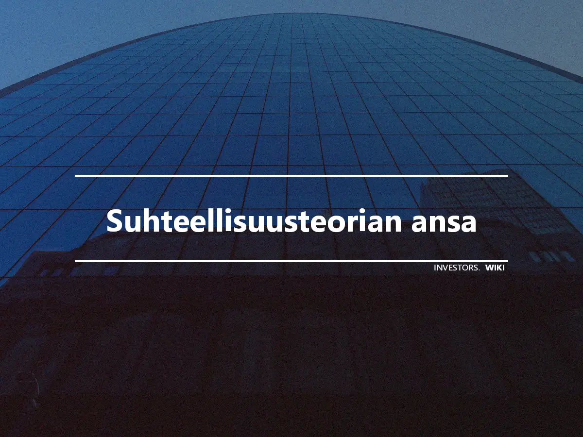 Suhteellisuusteorian ansa