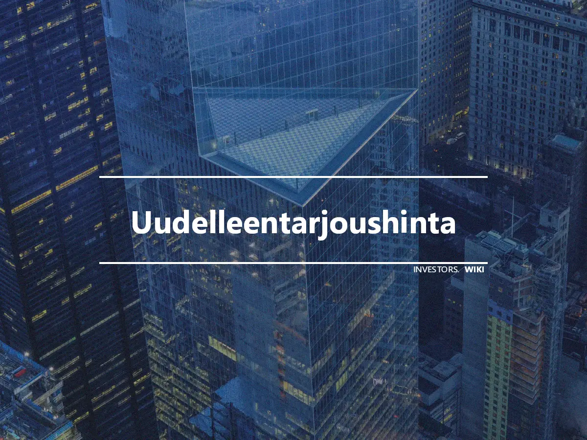 Uudelleentarjoushinta