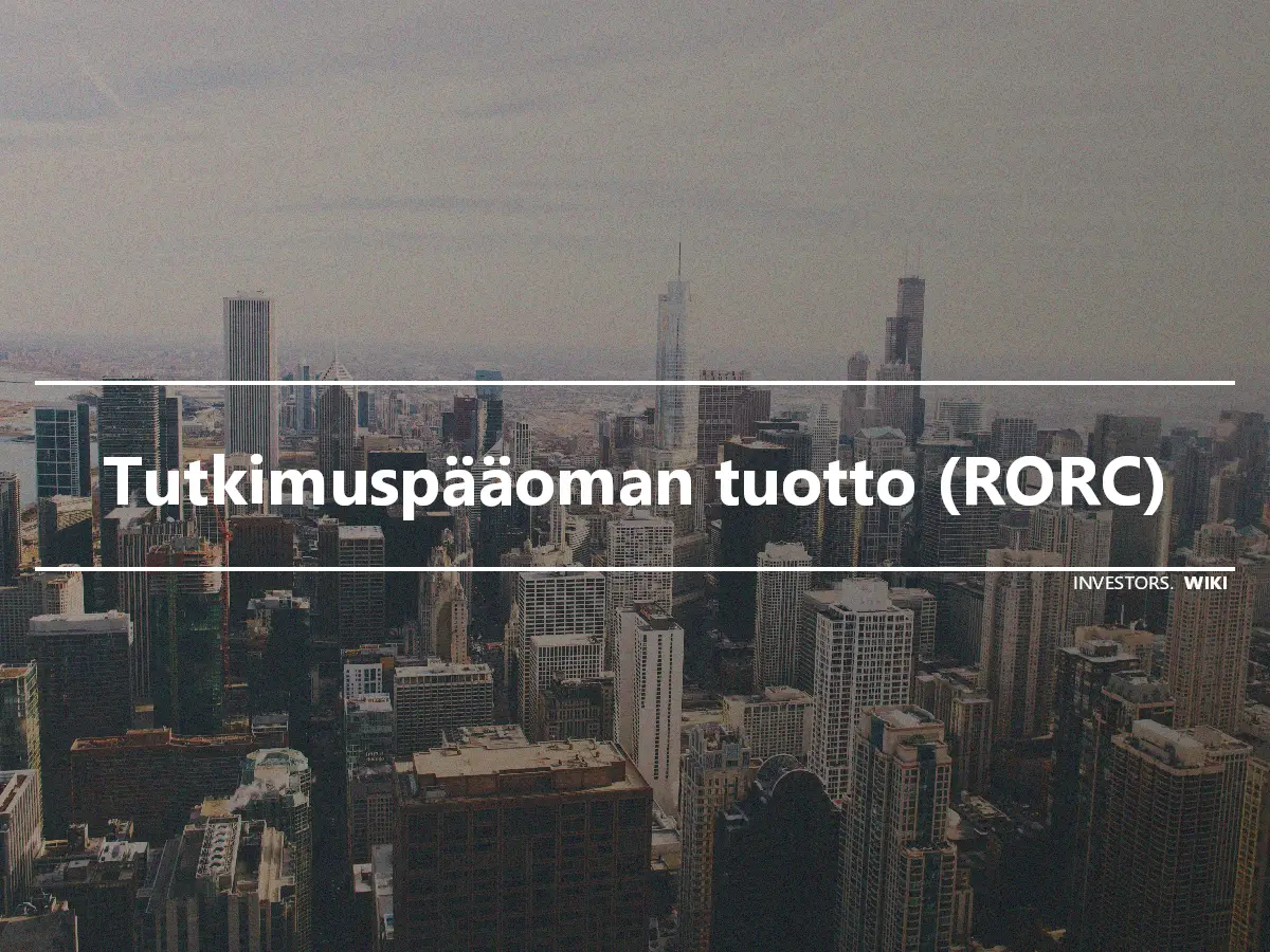 Tutkimuspääoman tuotto (RORC)