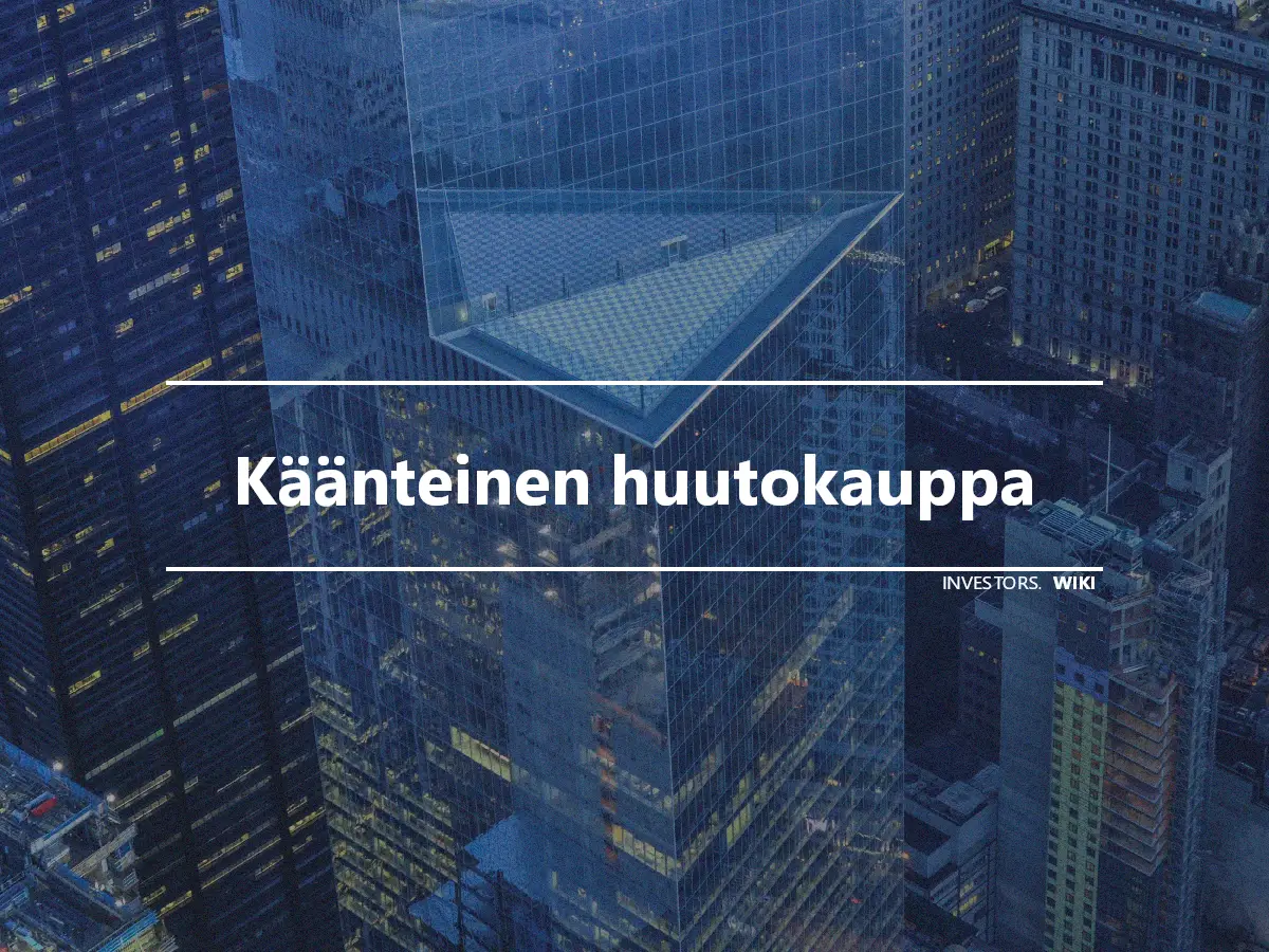 Käänteinen huutokauppa