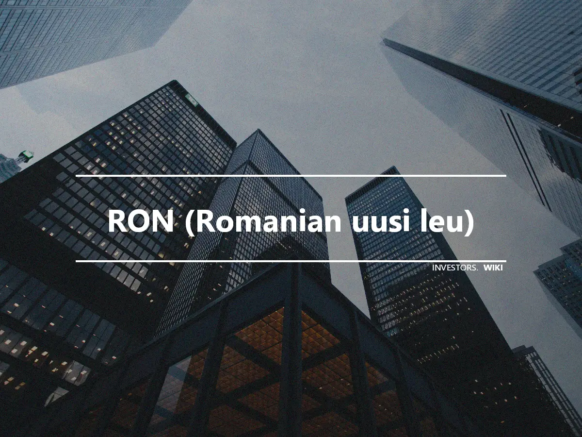 RON (Romanian uusi leu)