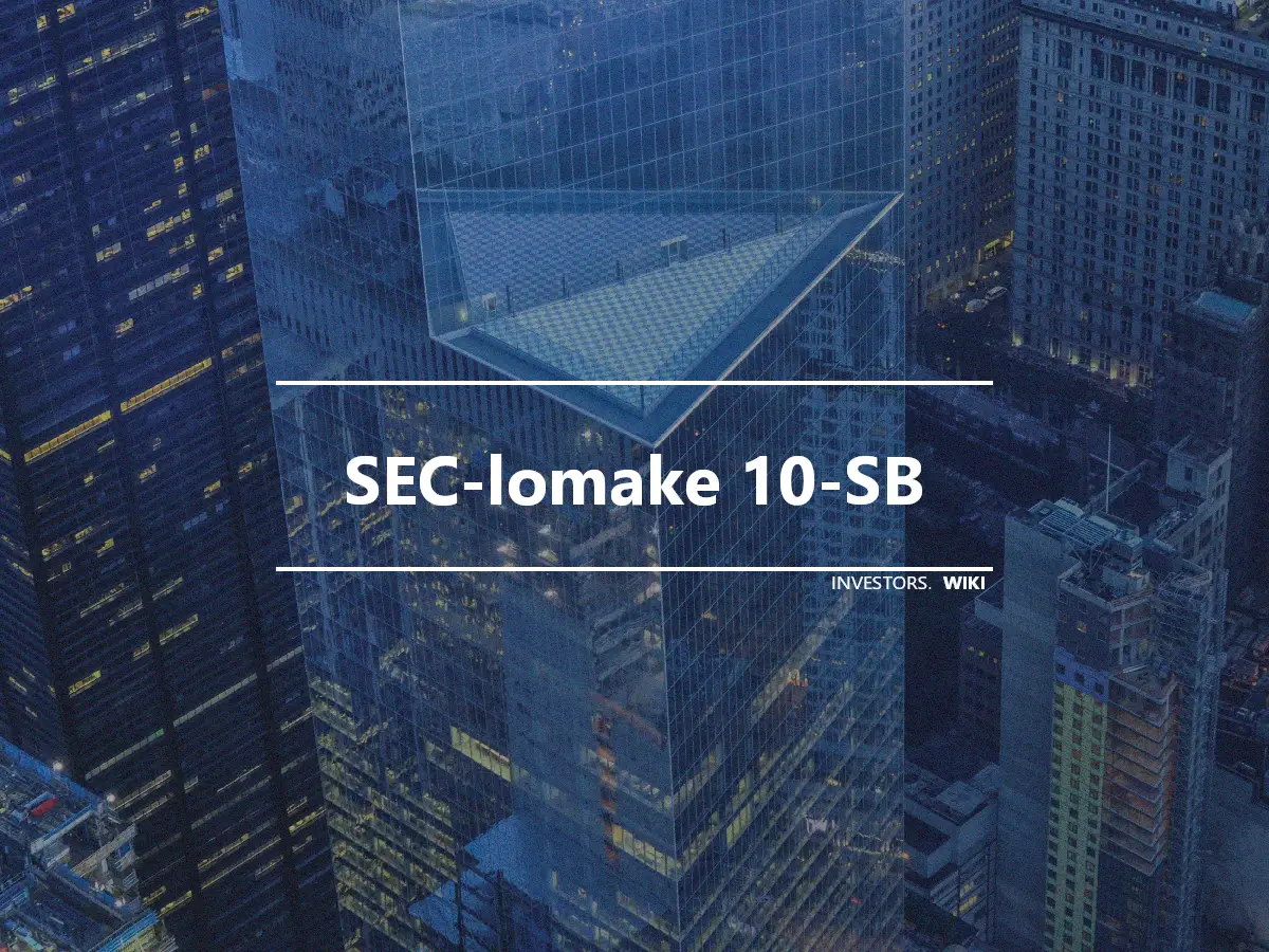 SEC-lomake 10-SB