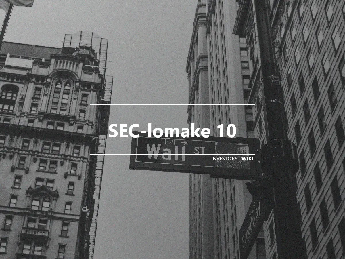 SEC-lomake 10