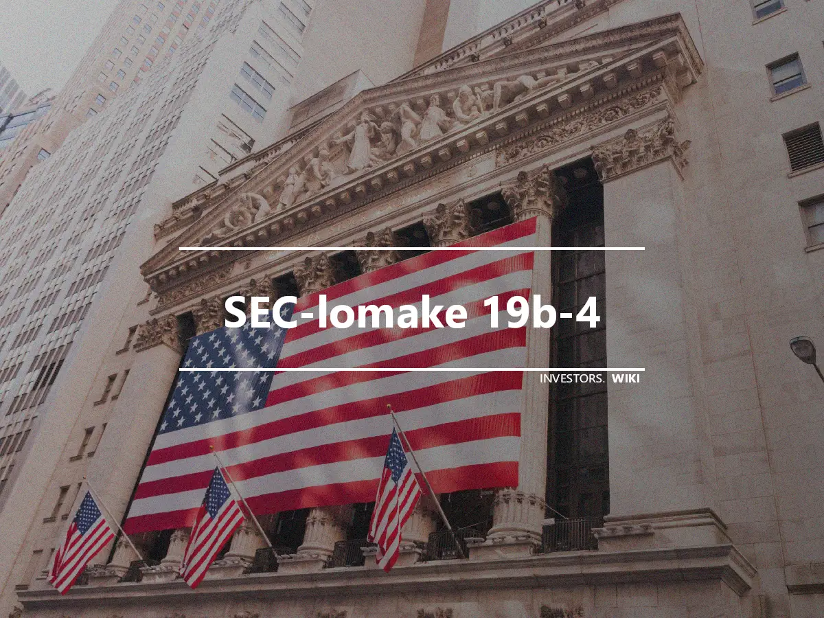 SEC-lomake 19b-4