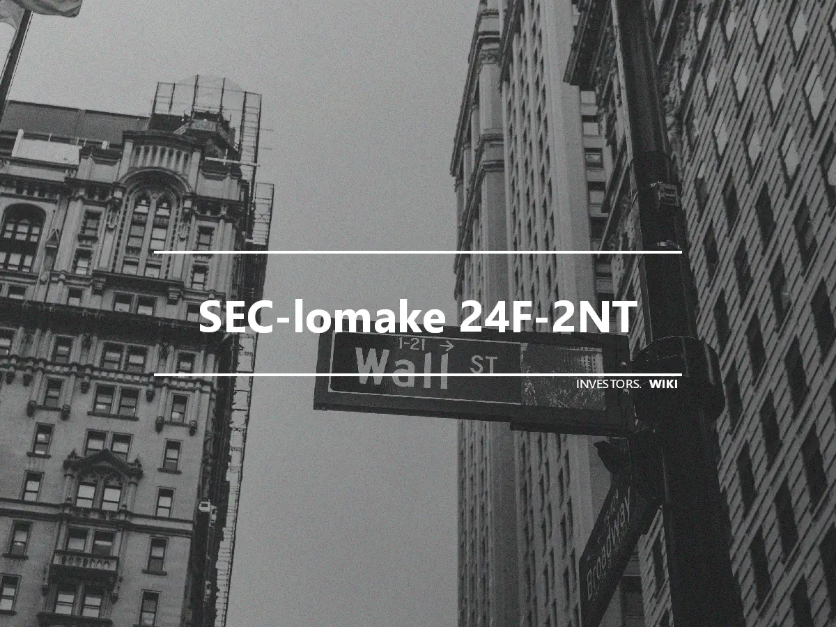 SEC-lomake 24F-2NT