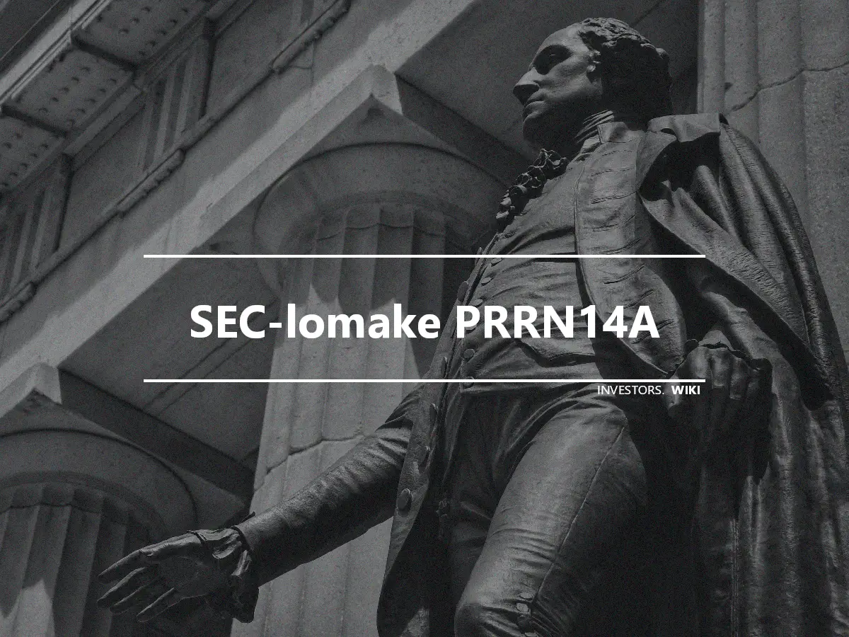 SEC-lomake PRRN14A