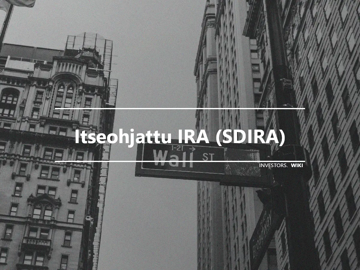 Itseohjattu IRA (SDIRA)