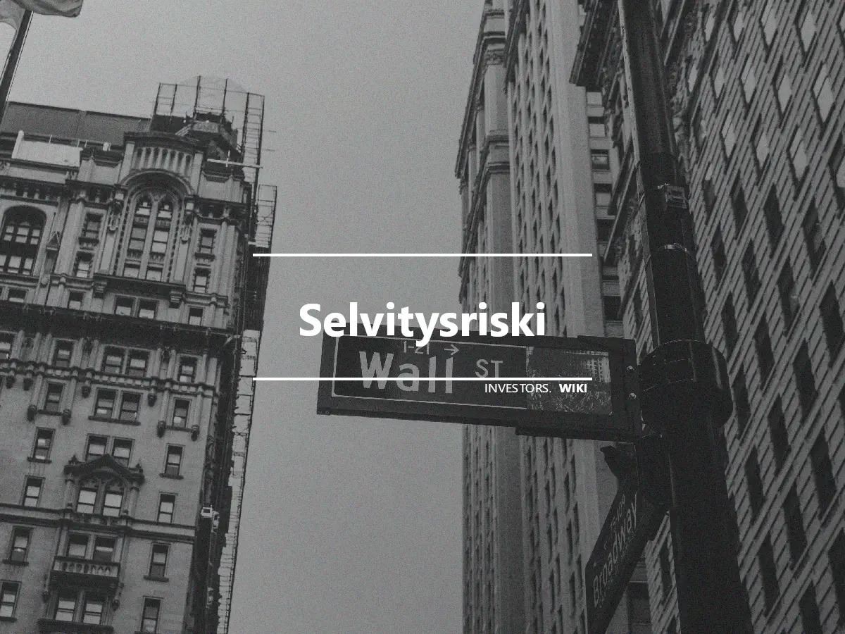 Selvitysriski