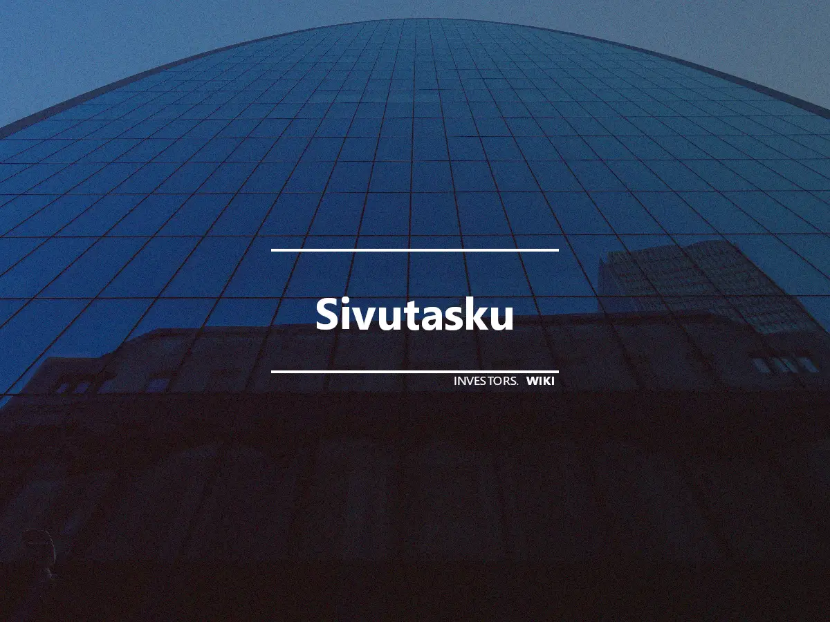 Sivutasku