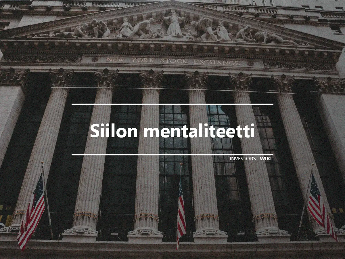 Siilon mentaliteetti