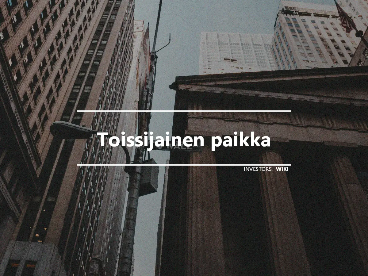 Toissijainen paikka